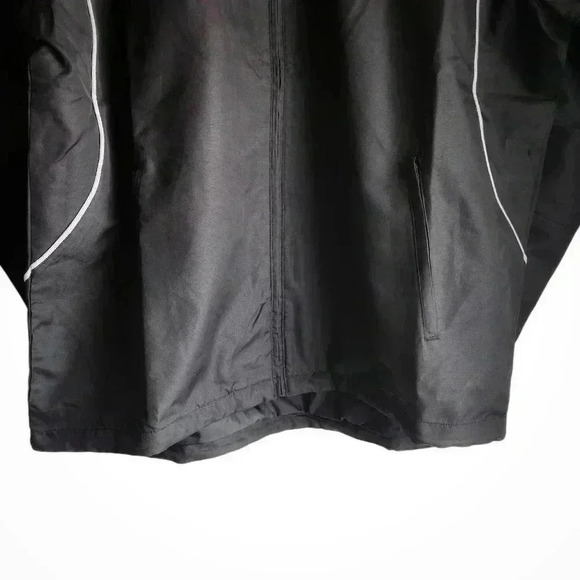 Mid-2000s Reebok Hockey Warm-Up Jacket Men’s XL Rbk Windbreaker Black Unworn - Picture 5 of 15